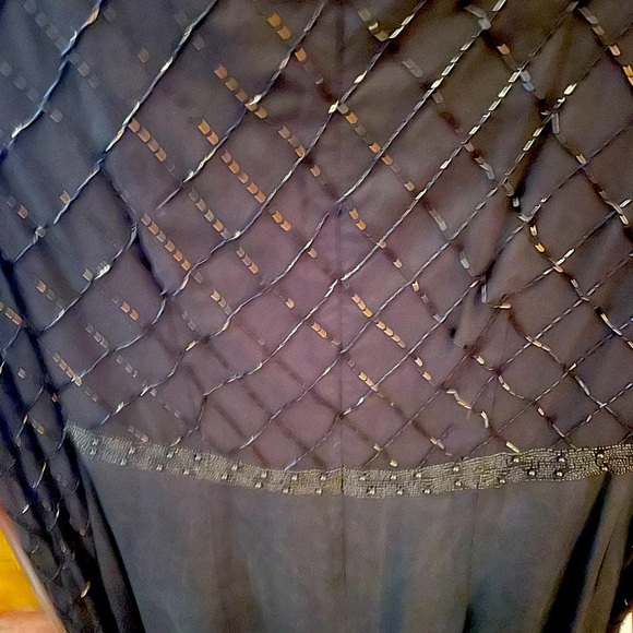 Formal Black Beaded Dress - Picture 5 of 16